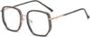Threenine Blue Light Blocking Square Eyeglasses