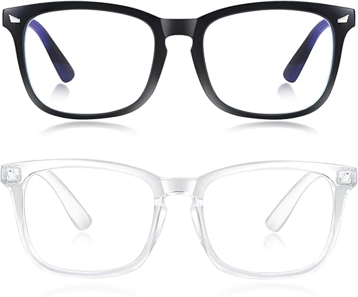 minlen Blue Light Blocking Square Eyeglasses