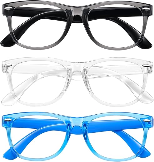 Okany Blue Light Glasses 3 Pack For Kids