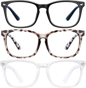 hunsquer Blue Light Glasses for Computer Use