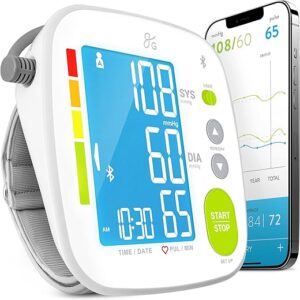 Greater Goods Bluetooth Blood Pressure Monitor with Cuff