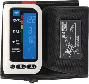 Medline Bluetooth Blood Pressure Monitor With LCD Display