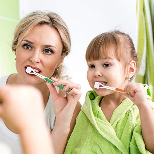 Boao Three Sided Sensory Toothbrush for Kids - Image 4