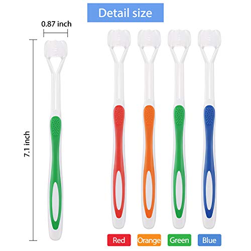 Boao Three Sided Sensory Toothbrush for Kids - Image 2