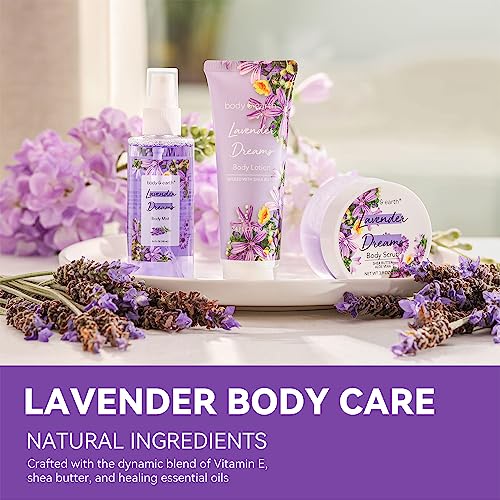 BODY & EARTH Lavender Dreams Spa Gift Set - Image 3