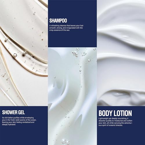 BODY & EARTH Men's Fresh Ocean Scent Gift Set - Image 4