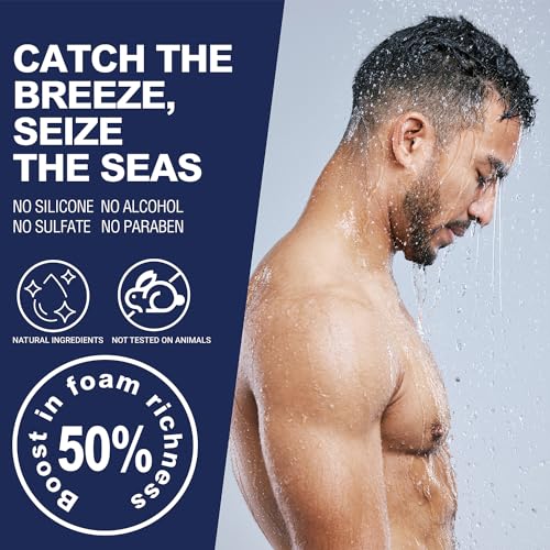 BODY & EARTH Men's Fresh Ocean Scent Gift Set - Image 5