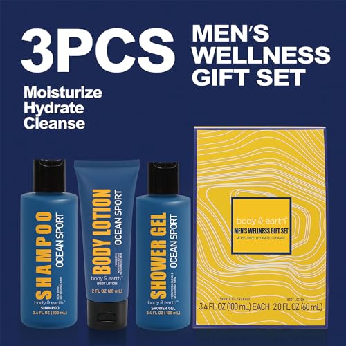 BODY & EARTH Men's Fresh Ocean Scent Gift Set - Image 2