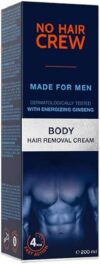 NO HAIR CREW Body Hair Removal Cream For Men, 200ml
