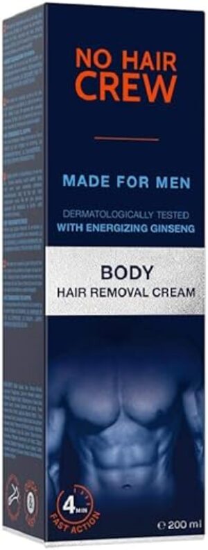 NO HAIR CREW Body Hair Removal Cream For Men, 200ml