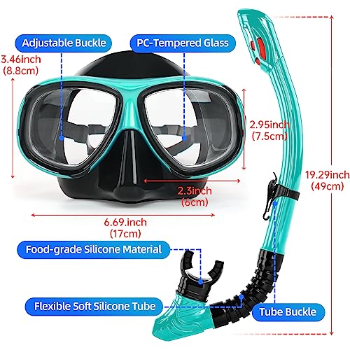 Body+ Nearsighted Professional Full Dry Snorkel Set - Image 4