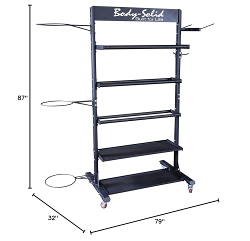 Body solid Compact Accessory Vertical Stand Rack GAR250 - Image 5