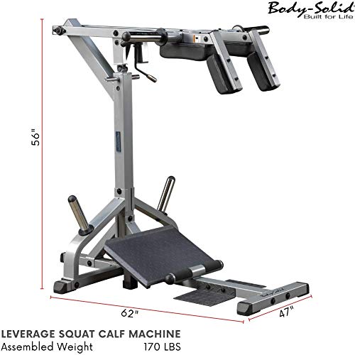 Body solid Leverage Squat/Calf Machine - Image 2