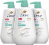Dove Body Wash 3 Count Pump Sensitive Skin