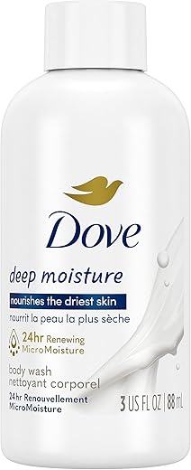 Dove Body Wash Deep Moisture For Dry Skin 3 oz
