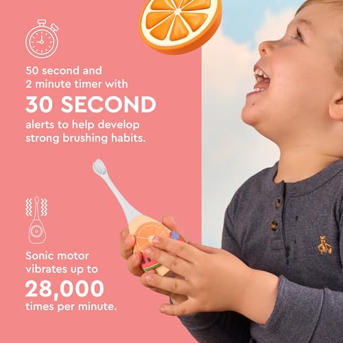 Boka Kids Rechargeable Electric Sonic Toothbrush With Timer - Image 4