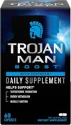 TROJAN Boost Daily Supplement With Testofen, 60 Ct