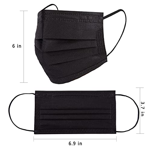 Borje Black 3 Ply Disposable Face Masks - Image 4