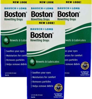 Boston Boston Rewetting Drops – 0.33 oz, 4-Pack