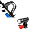 BV Bottle Cages And Bike Light Set
