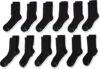 Hanes Boys’ Double Tough Crew Socks, 12-Pack