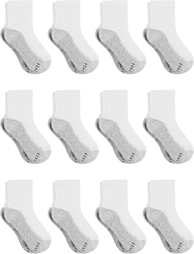 Hanes Boys' Double Tough Cushioned Socks