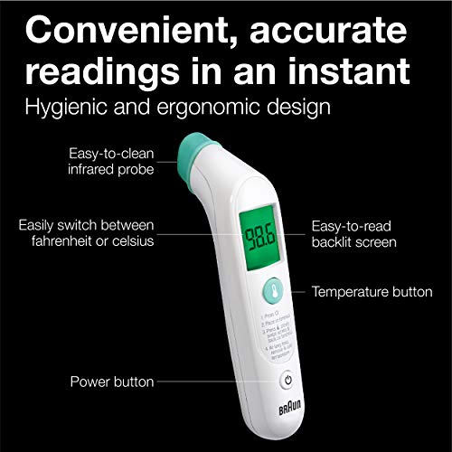 Braun TempleSwipe Digital Thermometer With Color Guidance - Image 3