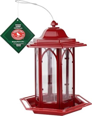 Perky-Pet Brick Red Gazebo Feeder GAZ02