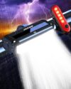 WSCXSC Bright Bike Light, 9000 Lumen, USB Rechargeable