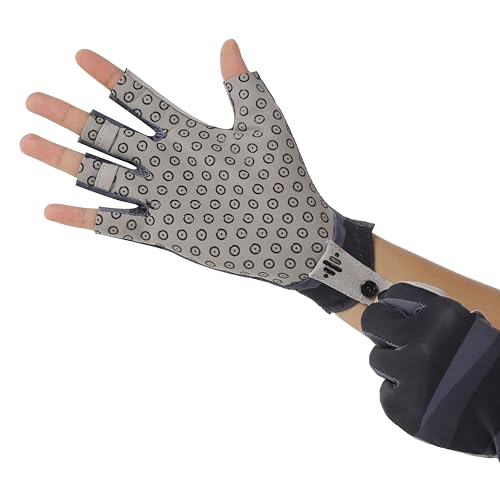 BRILISLE UPF 50+ UV Protection Fingerless Gloves - Image 2