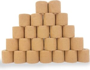 WeTop Brown Breathable Self Adhesive Bandage Wrap