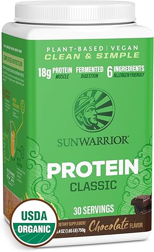 Sunwarrior Brown Rice Protein Powder Chocolate 750g