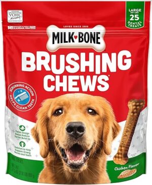 Milk-Bone Brushing Chews Large Daily Dental Treats