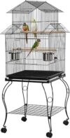 Yaheetech Budgie Cage 55-Inch Triple Roof