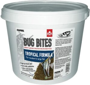 Fluval Bug Bites Tropical Fish Food, Large Granules, A6597