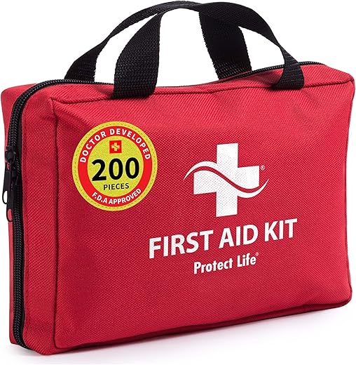 Protect Life Business Emergency First Aid Kit, 200 Pieces