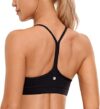 CRZ YOGA Butterluxe Women’s Padded Racerback Sports Bra
