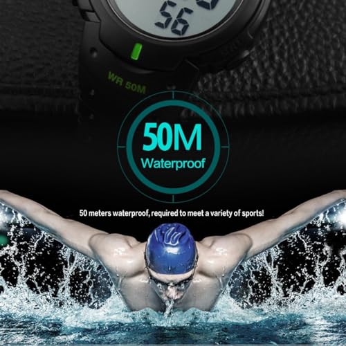 CakCity Mens Digital Sports Waterproof Watch - Image 3
