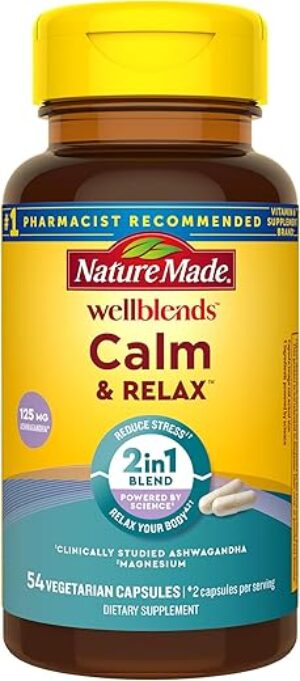Nature Made Calm & Relax Ashwagandha Magnesium Capsules