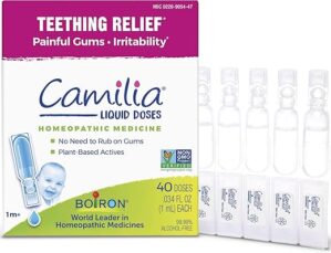 Boiron Camilia Teething Drops For Babies – 40 Droppers