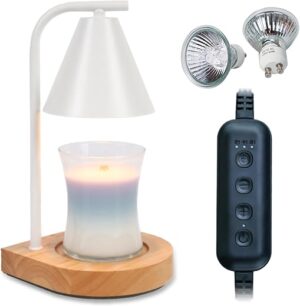 SOKCVSEA Candle Warmer Lamp With Timer