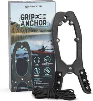 FARWATER Canoe Anchor Grip - Brush Clamp