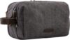 BAGSMART Canvas Travel Toiletry Organizer Dopp Kit