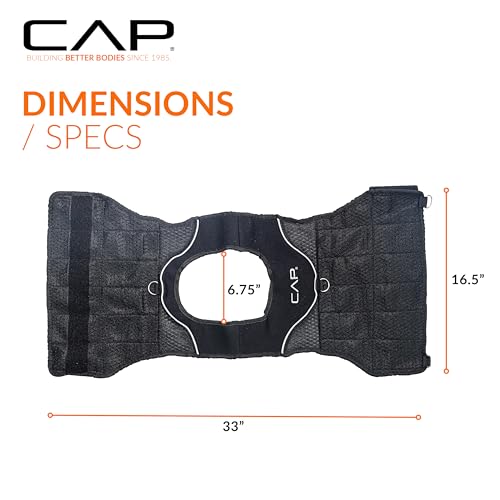 Cap Barbell Adjustable Weighted Vest, Various Sizes - Image 4