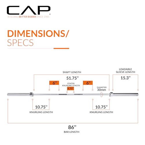 Cap Barbell Olympic Bars | Multiple Options - Image 5