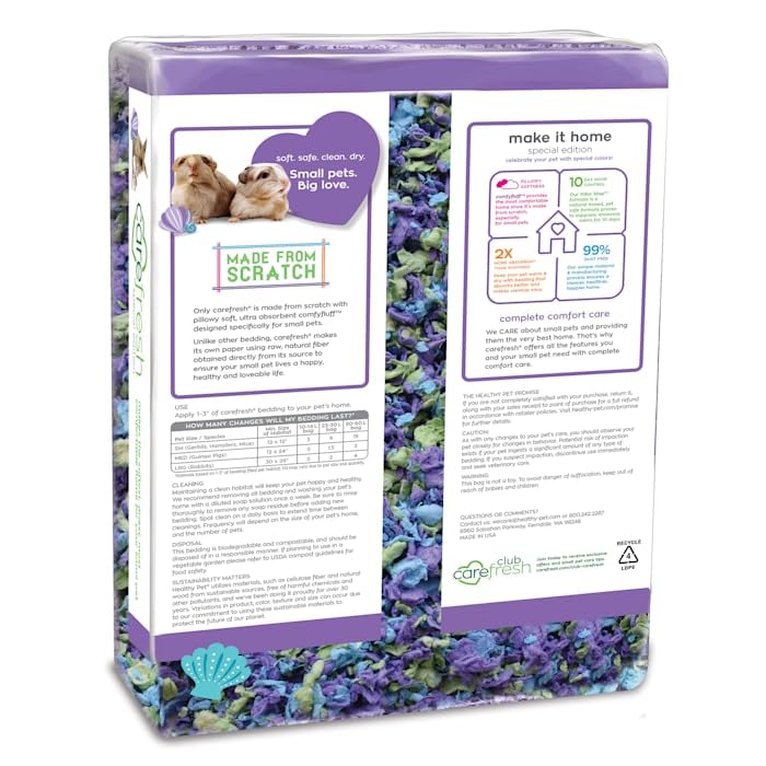 Carefresh Sea Glass Natural Paper Pet Bedding - Image 2
