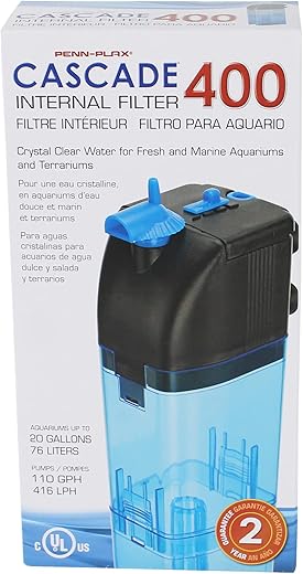 Penn-Plax Cascade 400 Aquarium Filter, CIF2