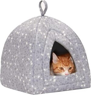 Furhaven Cat Bed Cave For Indoor Pets