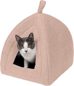 Furhaven Cat Bed Cave For Indoor Pets