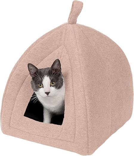 Furhaven Cat Bed Cave For Indoor Pets